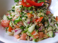 Mediterranean Salad Olam Restaurant Santa Teresa Extra
 - Costa Rica