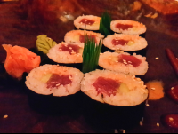 Spicy Tuna Cucumber Maki Roll At Buddha Eyes Restaurant
 - Costa Rica