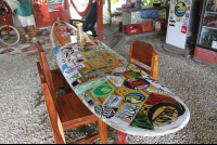 surfboard table
 - Costa Rica