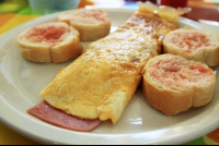 pan pay omelet 
 - Costa Rica