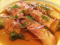 red snapper carpaccio kojis 
 - Costa Rica