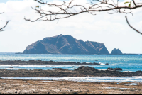 island cabo blanco from playa balsitas.
 - Costa Rica