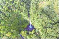 Fortuna Waterfall Aerial View From Above
 - Costa Rica