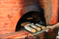 la cantina making bread 
 - Costa Rica