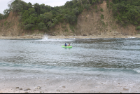 distant double kayak chora island 
 - Costa Rica