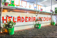 ice cream counter 
 - Costa Rica