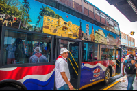 San Jose Double Decker City Bus Parked
 - Costa Rica