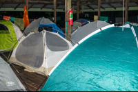 Camping Platform In Sirena Ranger Station Corcovado National Park
 - Costa Rica