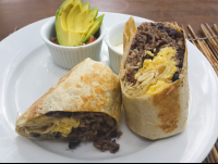 Breakfast Burrito Shambala Restaurant
 - Costa Rica