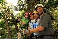 chiclets canopy tour family 
 - Costa Rica