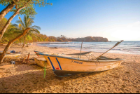 Fishing Boat On The Sand Of Playa Pelada In Nosara
 - Costa Rica