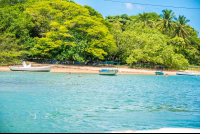 Tamarindo Estuary Boats Anchored
 - Costa Rica