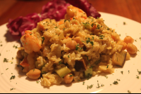 coconut curry risotto 
 - Costa Rica