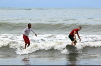 dominicalito waverider riding 
 - Costa Rica