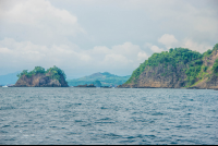 Tamarindo Bay Northern Area View From The Marlin Del Ray Catamaran
 - Costa Rica