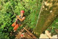 flight of the toucan tree climb combo tour climbing 
 - Costa Rica