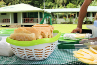 Bread On The Lunch Table San Pedrillo Station
 - Costa Rica