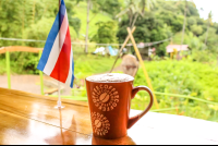 Coffee Mug With Costa Rican Flag Drake Bay Cafe
 - Costa Rica