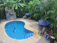 pool aerial view
 - Costa Rica