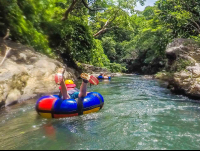 Tubing Face Down Rio Negro Tubing Rincon De La Vieja
 - Costa Rica