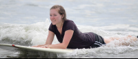 Taking Surfing Lessons In Playa Guiones
 - Costa Rica