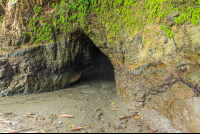 ventanas beach attraction wide cavern 
 - Costa Rica