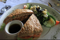 cloud forest lodge chicken sandwich 
 - Costa Rica