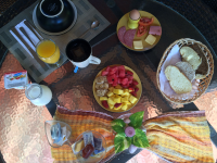 breakfast samara palm lodge 
 - Costa Rica