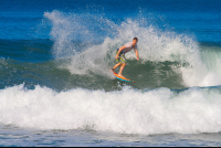 Surfing Guiones Beach Nosara
 - Costa Rica