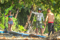 Pollo Surfing Lesson Before Jumping On The Water
 - Costa Rica