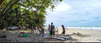 Surfers Leaving Playa Hermosa Santa Teresa
 - Costa Rica