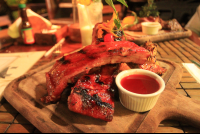 la cantina ribs st louis smoked ribs 
 - Costa Rica