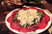 cafe viejo beef carpaccio 
 - Costa Rica