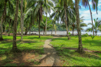 ventanas beach attraction path 
 - Costa Rica