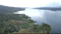 aerial view of the el castillo area on lake arenal
 - Costa Rica