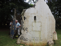 turtle beach lodge space debris 
 - Costa Rica