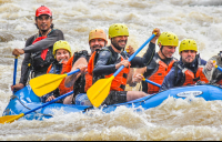 Grande De Orosi Whitewater Rafting On A Calm Area
 - Costa Rica