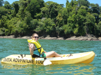 waves and caves girl 
 - Costa Rica