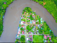 sierpe town aerial view 
 - Costa Rica