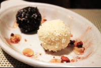 pura gula coconut dessert 
 - Costa Rica