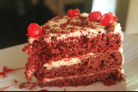 Chocolate Cherry Cake Slice
 - Costa Rica