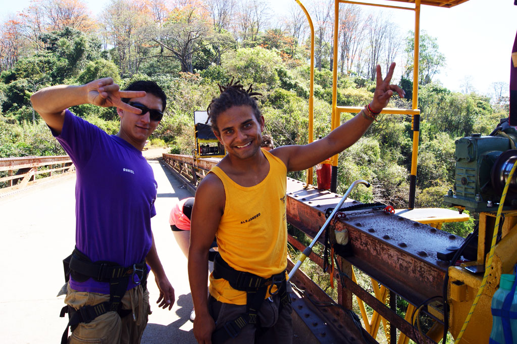 Bungee jumpmasters
 - Costa Rica