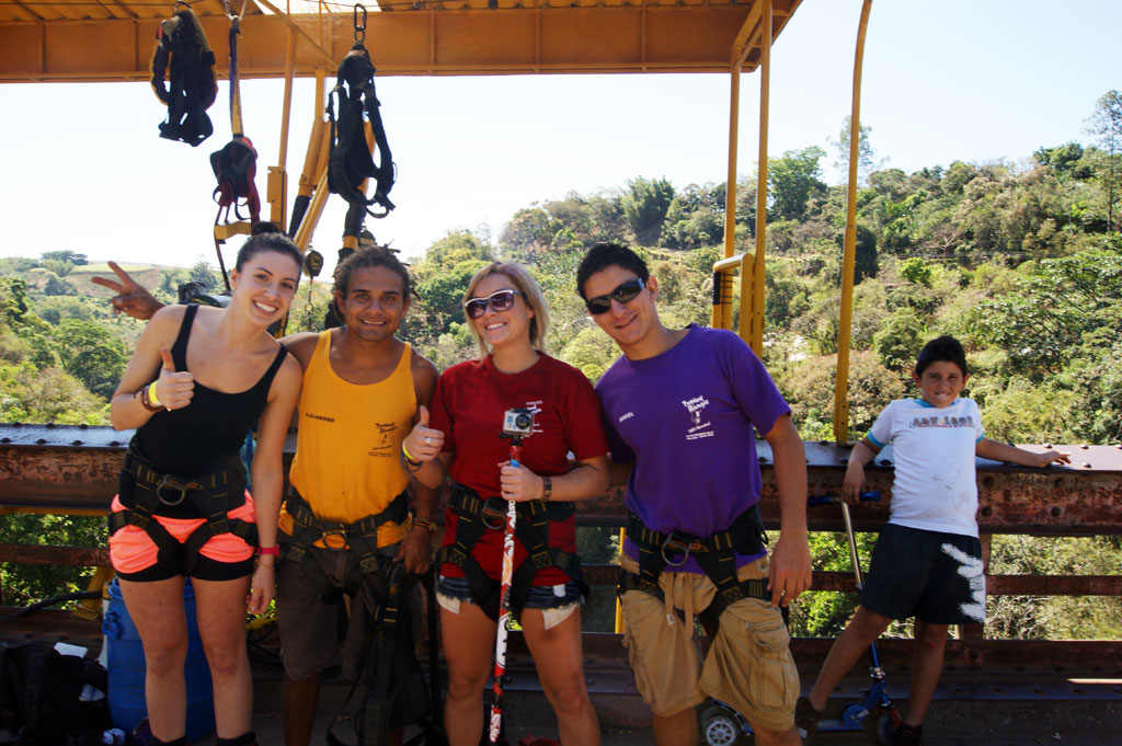 Bungee jumping team
 - Costa Rica