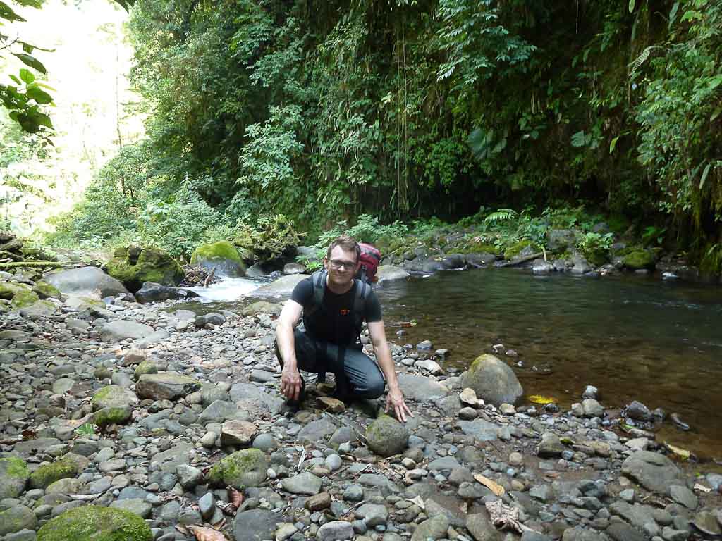 crossing childrens ete rnfrst cano negro river 
 - Costa Rica