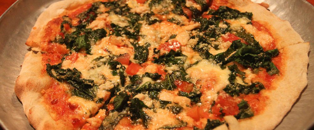 spinach roasted garlic pizza marys
 - Costa Rica