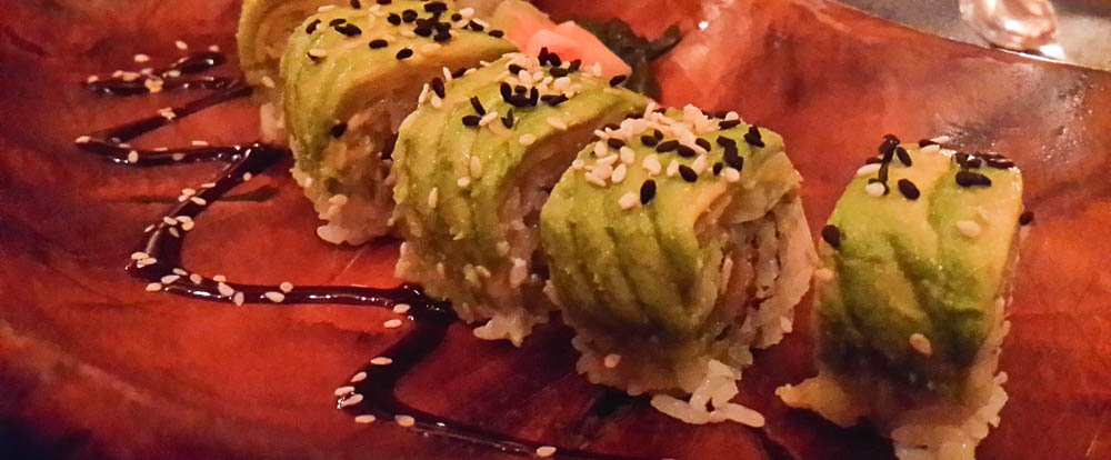 caterpillar roll at buddha eyes restaurant
 - Costa Rica