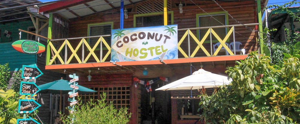 coconut hostel front 
 - Costa Rica