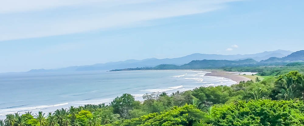 caletas samara coyote ario beach coastline view
 - Costa Rica