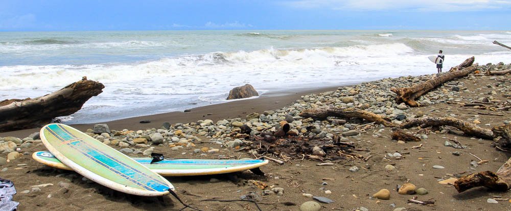 dominical beach attraction boards 
 - Costa Rica