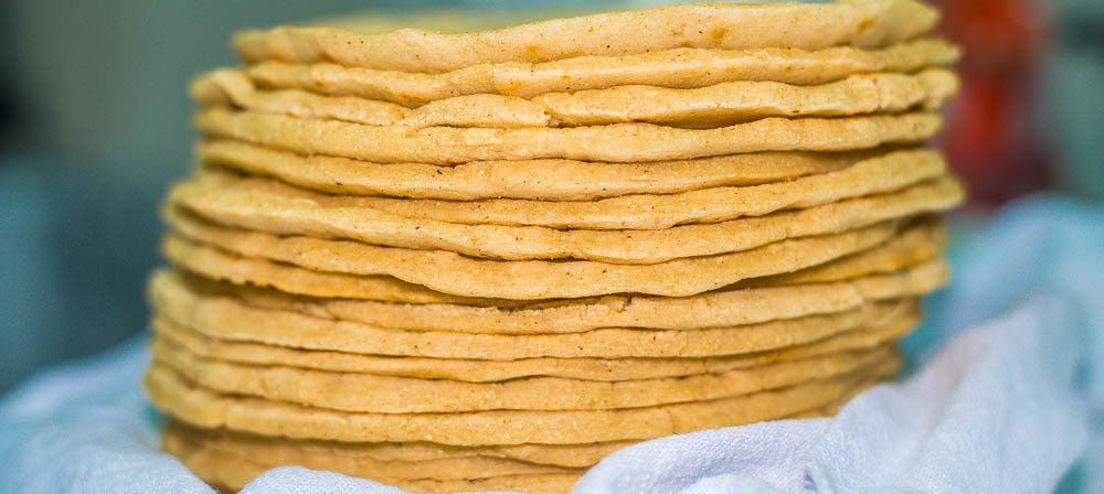 corn tortillas stack
 - Costa Rica